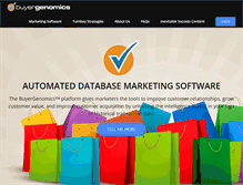 Tablet Screenshot of buyergenomics.com